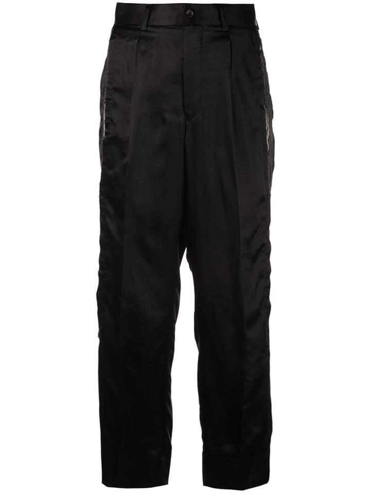 Comme Des Garçons Straight-leg Trousers - Black