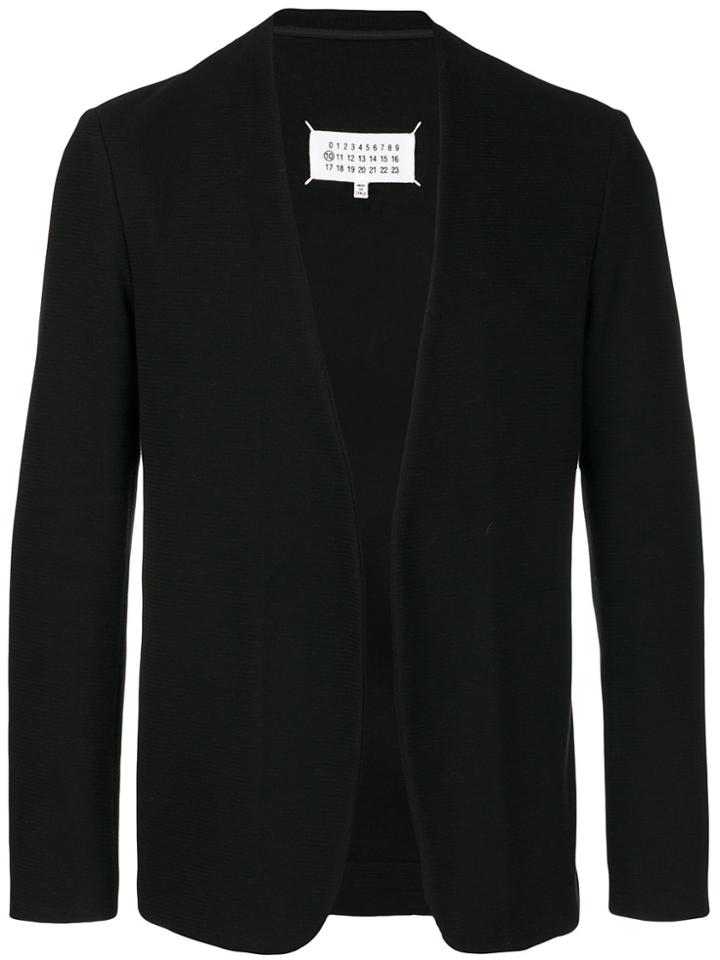 Maison Margiela Open Front Cardigan Jacket - Black