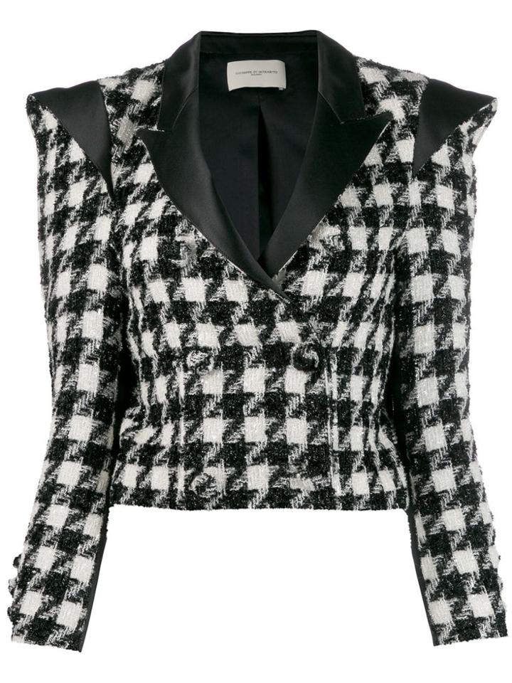 Giuseppe Di Morabito Houndstooth Print Blazer - Black