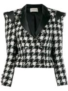 Giuseppe Di Morabito Houndstooth Print Blazer - Black