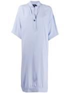 Fay Relaxed Fit Midi Dress - Purple