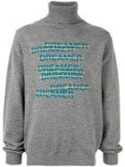 Christian Dada 'dreamer' Roll Neck Jumper - Grey