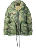 Ienki Ienki Camouflage Puffer Jacket - Green