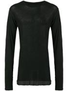 Unravel Project Contrast Logo Jumper - Black
