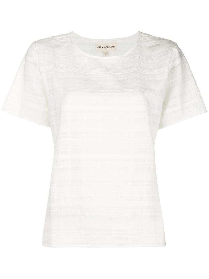 Mara Hoffman Pearl Textured Top - White