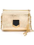 Jimmy Choo 'lockett' Shoulder Bag, Women's, Grey, Calf Leather/metal (other)
