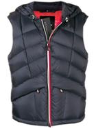 Moncler Grenoble Hooded Gilet - Blue