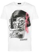 Dsquared2 Grafitti Print T-shirt - White