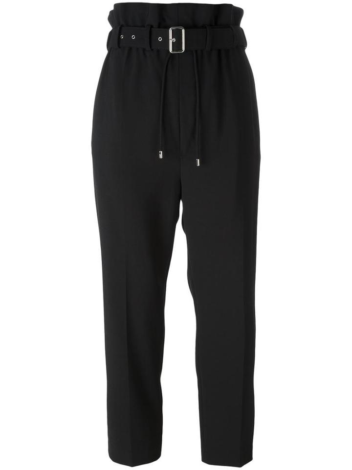 Diesel Black Gold Paper Bag Waist Trousers, Women's, Size: 40, Polyester/spandex/elastane/virgin Wool