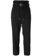 Diesel Black Gold Paper Bag Waist Trousers, Women's, Size: 40, Polyester/spandex/elastane/virgin Wool