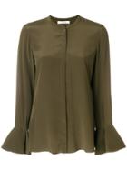 Dorothee Schumacher Concealed Front Fastening Blouse - Green