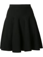 Carven Mini Full Skirt, Women's, Size: Medium, Black, Viscose/nylon