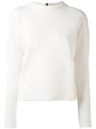 Akris - Knitted Top - Women - Cotton/spandex/elastane - 34, White, Cotton/spandex/elastane