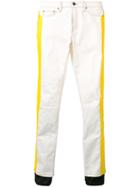 Palm Angels Zipped Cuff Jeans - White