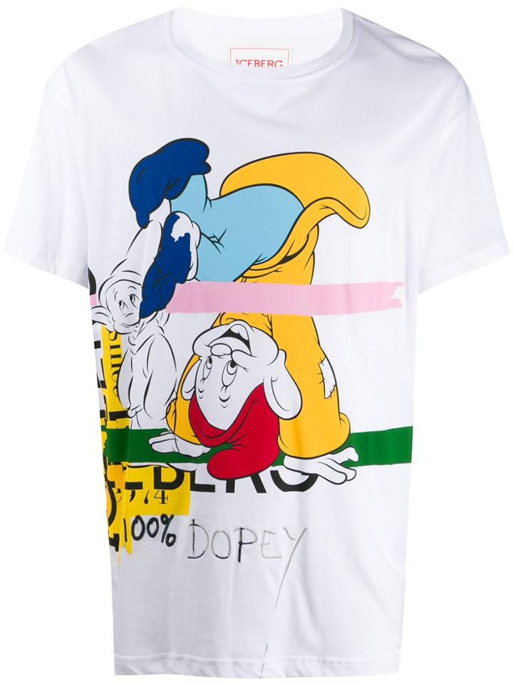 Iceberg Dopey Print T-shirt - White