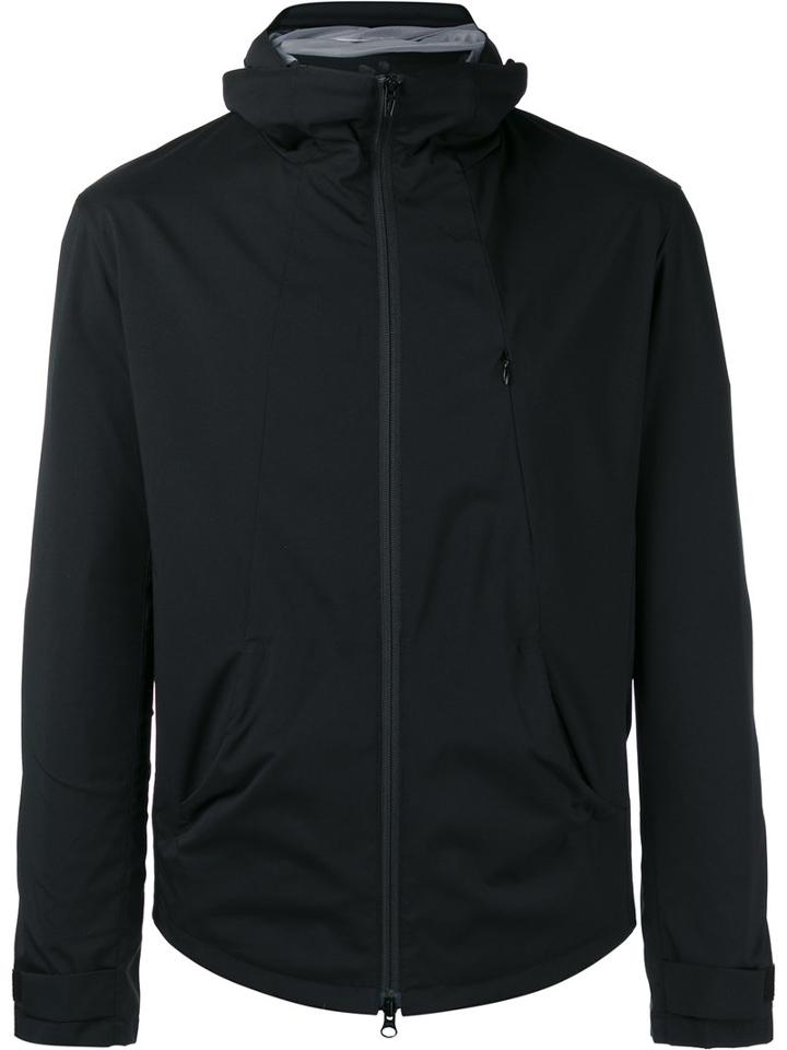 Y-3 Hooded Jacket, Men's, Size: Small, Black, Polyester