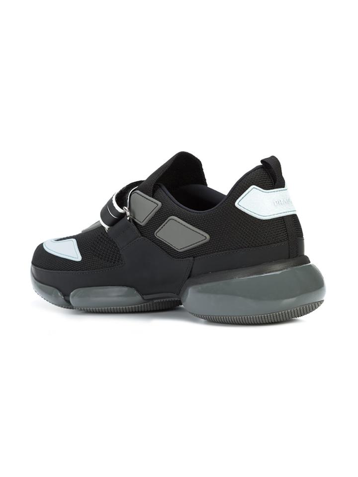 Prada Velcro Fastened Sneakers - Grey