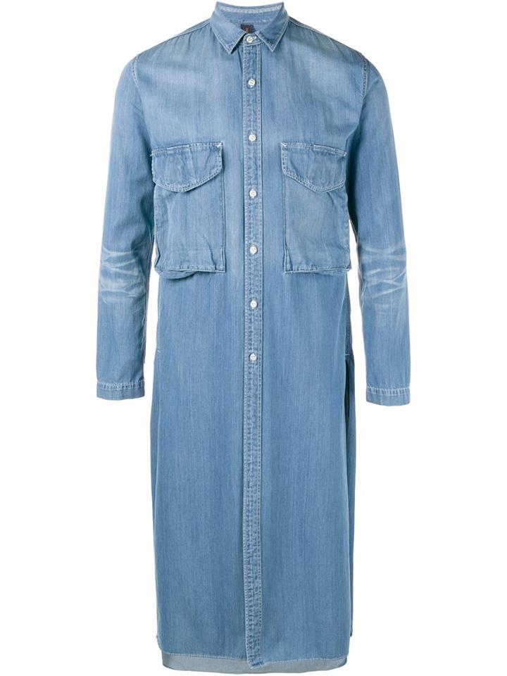 Mihara Yasuhiro Longline Denim Shirt