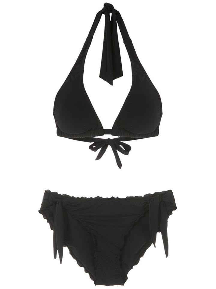 Amir Slama Triangle Two-piece Bikini - Black