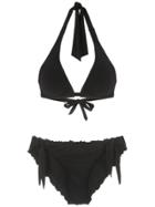 Amir Slama Triangle Two-piece Bikini - Black