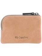 Ally Capellino Tina Zip Top Wallet - Nude & Neutrals