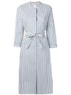 Max Mara Striped Midi Dress - White