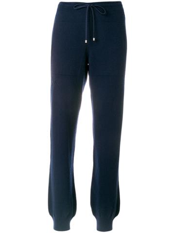 Barrie Cashmere Joggers - Blue