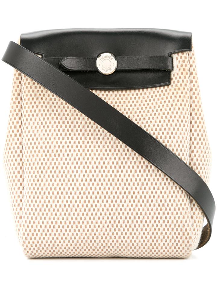 Hermès Vintage Herbag Tpm Crossbody Bag - Black