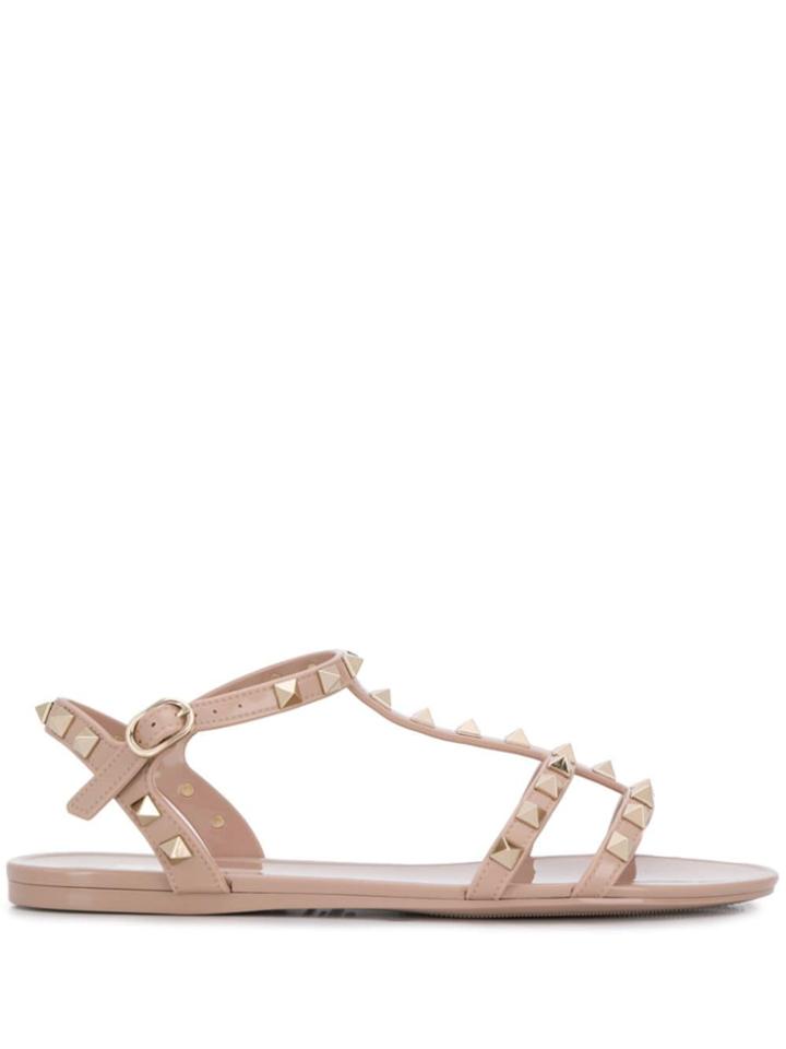 Valentino Valentino Rw2s0h38pvs 0no Calf Leather - Neutrals