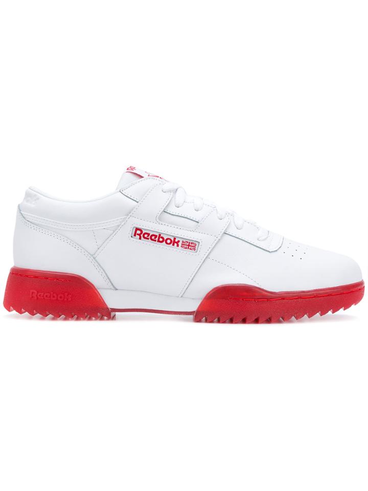 Reebok Workout Clean Ripple Sneakers - White
