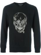 Alexander Mcqueen Chain Skull Sweatshirt, Men's, Size: Medium, Black, Cotton