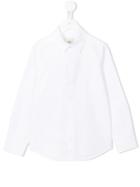 Fendi Kids Pointed Collar Shirt, Boy's, Size: 6 Yrs, White