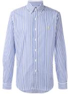 Polo Ralph Lauren - Fine Stripe Shirt - Men - Cotton - S, Blue, Cotton
