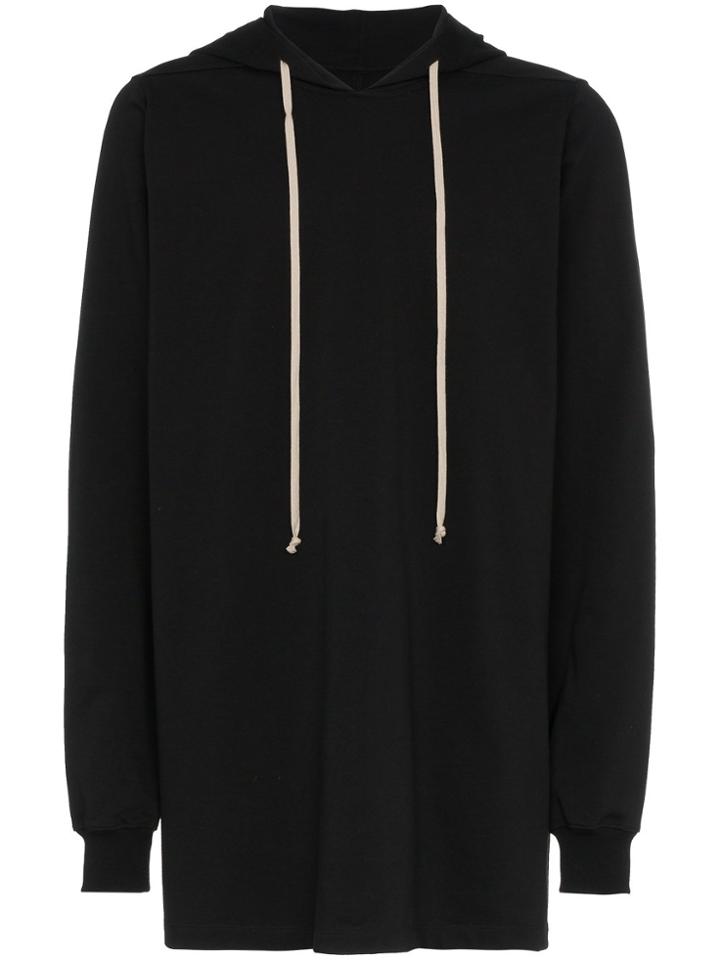 Rick Owens Sisyphus Drawstring Hoodie - Black