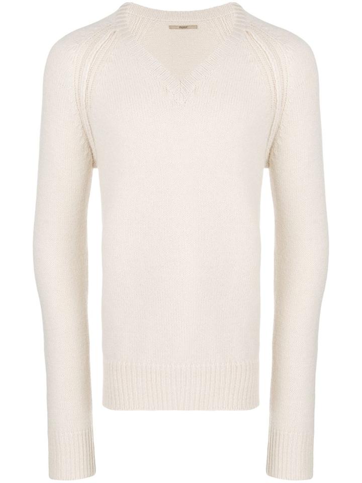 Nuur V-neck Jumper - Nude & Neutrals