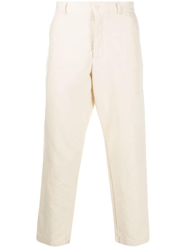 Ymc High Waisted Chino Trousers - Neutrals