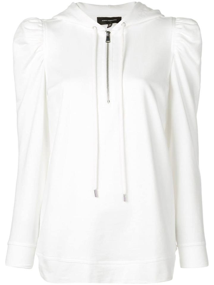 Robert Rodriguez Front Zip Hoodie - White