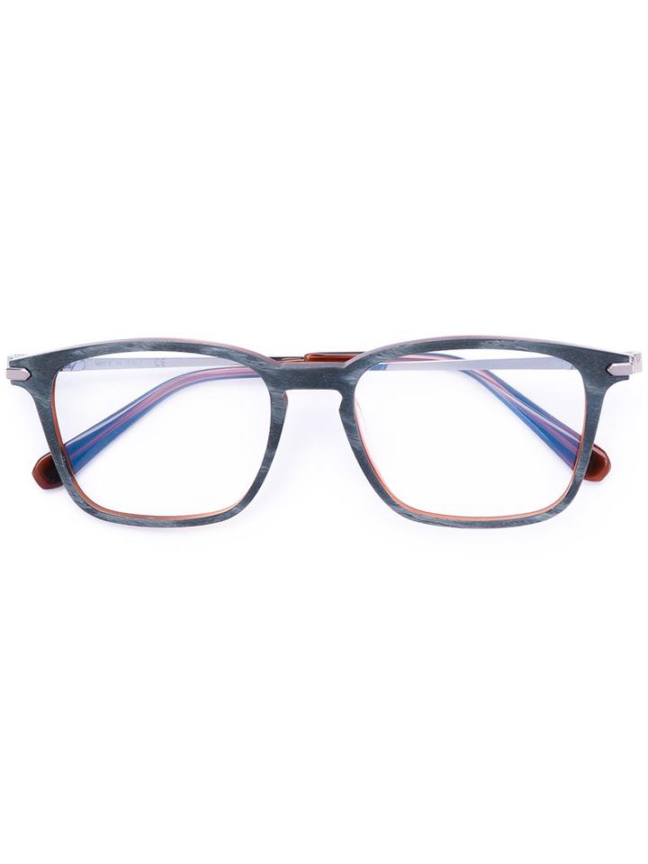 Brioni - Square Frames - Men - Acetate/metal - 52, Grey, Acetate/metal