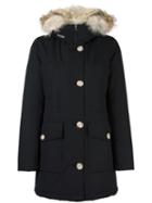 Woolrich 'artic' Parka, Women's, Size: Large, Black, Cotton/polyamide/feather Down
