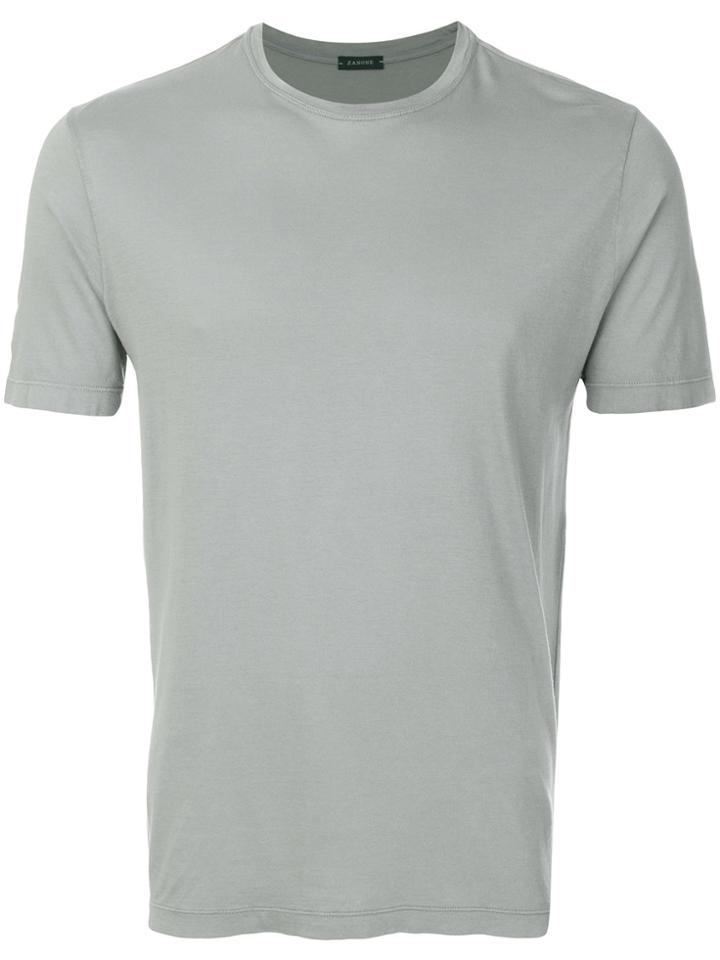 Zanone Short Sleeved T-shirt - Grey