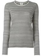 Forte Forte Breton Stripe Jumper, Women's, Size: 2, Black, Cashmere/wool