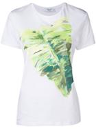 Blugirl Leaf Print T-shirt - White