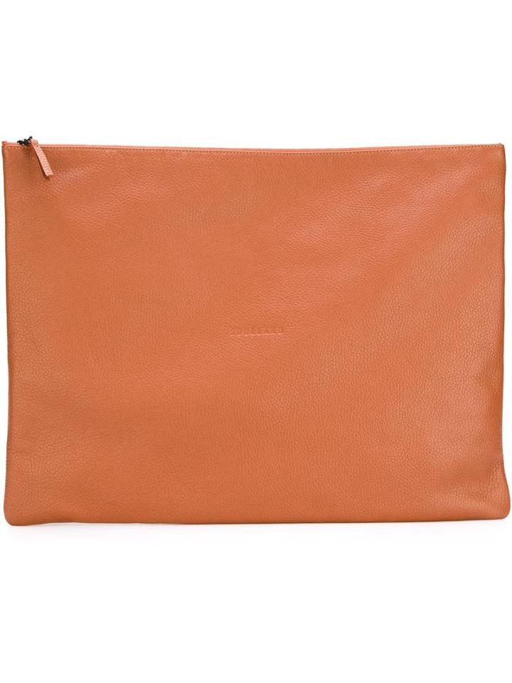 Soulland 'medusa' Clutch, Men's, Brown, Leather