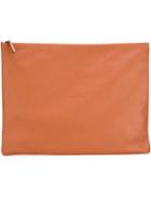 Soulland 'medusa' Clutch, Men's, Brown, Leather