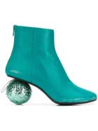 Mm6 Maison Margiela Christmas Ball Heeled Boots - Green