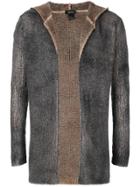 Avant Toi Hooded Cardigan - Grey