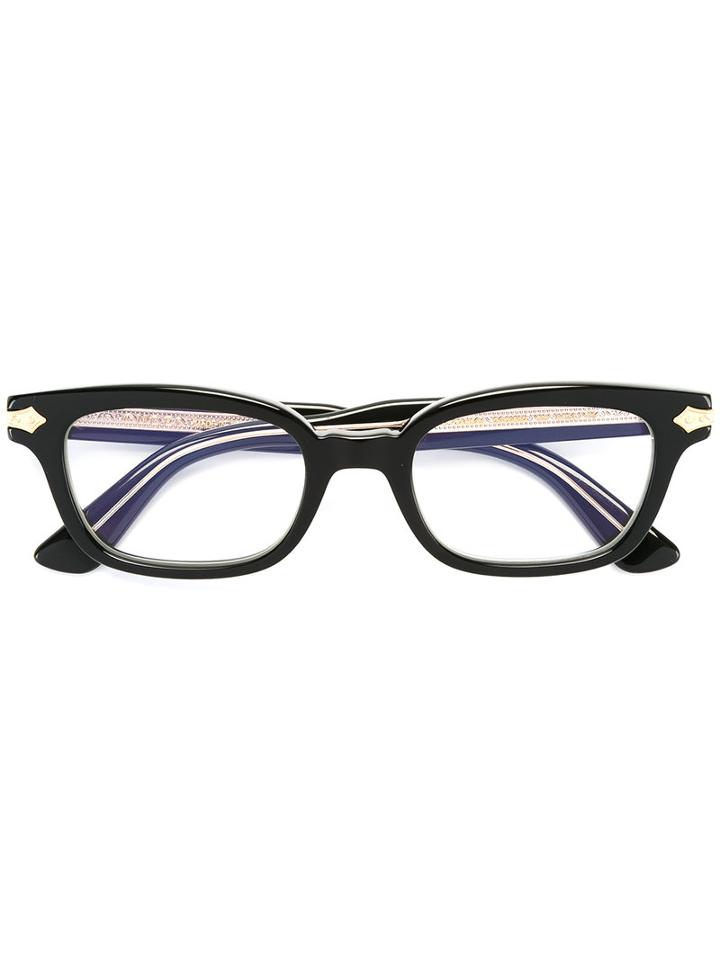 Gucci Eyewear - Square Glasses - Men - Acetate/titanium - 51, Black, Acetate/titanium