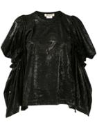 Comme Des Garçons Slit Sleeve Shirt - Black