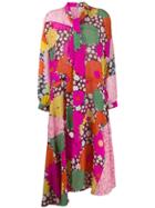 Dodo Bar Or Ossi Floral-print Shirt Dress - Pink