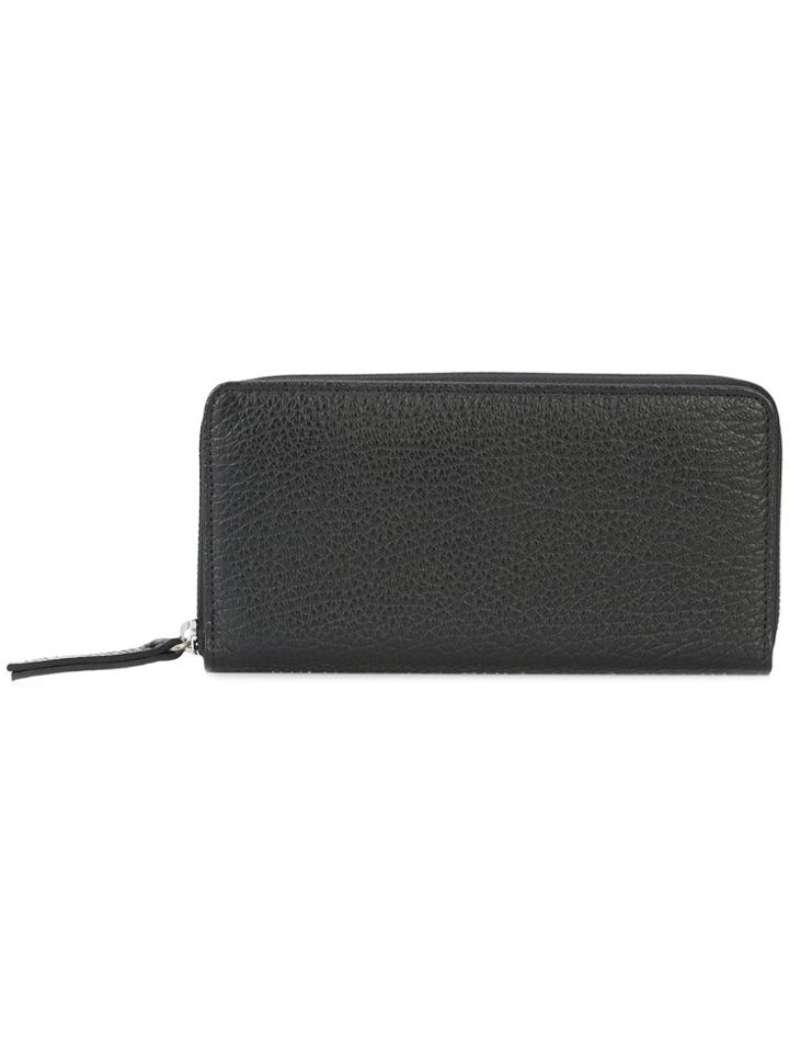 Maison Margiela Zipped Continental Wallet - Black